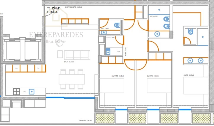 EMPREENDIMENTO FUSION - APARTAMENTO T3 COM VARANDA PARA COMPRAR EM CONDOMÍNIO FECHADO EXCLUSIVO NA CIDADE DO PORTO I.